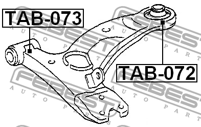 Сайлентблок TAB-072 FEBEST