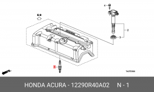 Свеча зажигания 12290R40A02 HONDA