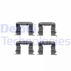 Комплектующие, колодки дискового тормоза LX0238 DELPHI