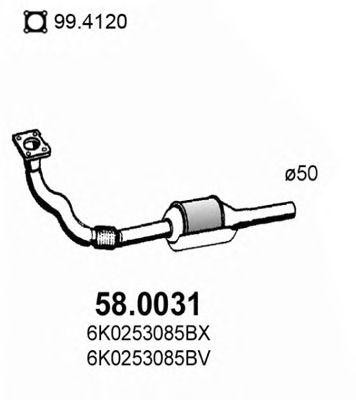 Катализатор 580031 ASSO