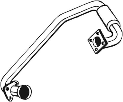 Выпускной трубопровод 787-673 BOSAL
