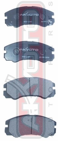 Колодки тормозные дисковые AKD-1343 AKYOTO