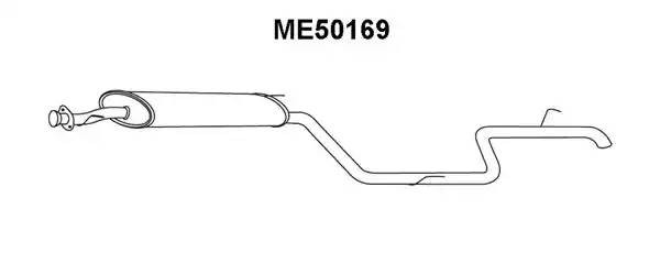 Глушитель выхлопных газов конечный ME50169 VENEPORTE