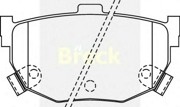 Комплект тормозных колодок, диско 2155300C BRECK