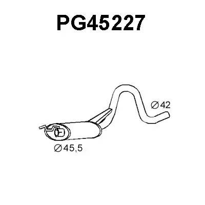 Предглушитель выхлопных газов PG45227 VENEPORTE