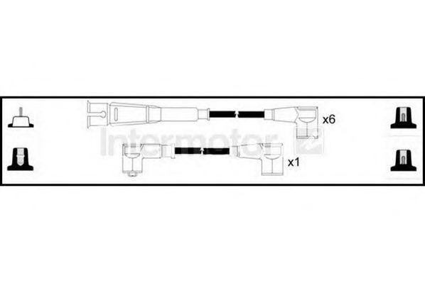 Ккомплект проводов зажигания 73663 STANDARD