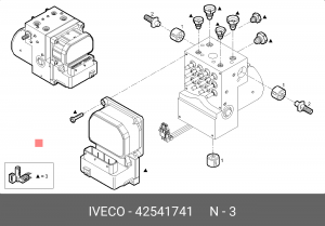 Комплект прибора управления 42541741 IVECO