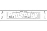 Ккомплект проводов зажигания OES100 STANDARD