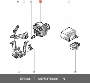 Гидроагрегат, тормозная система 6025370660 RENAULT