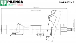 Амортизатор подвески SHP0202G PILENGA