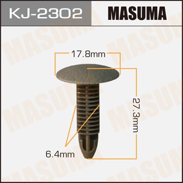 Клипса крепежная KJ2302 MASUMA