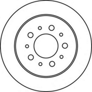 Тормозной диск 562215B BENDIX JURID