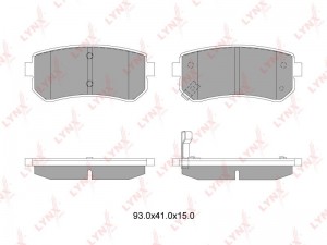 Колодки тормозные дисковые BD-4407 LYNXAUTO