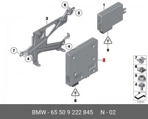 ТВ - модуль 65 50 9 222 845 BMW