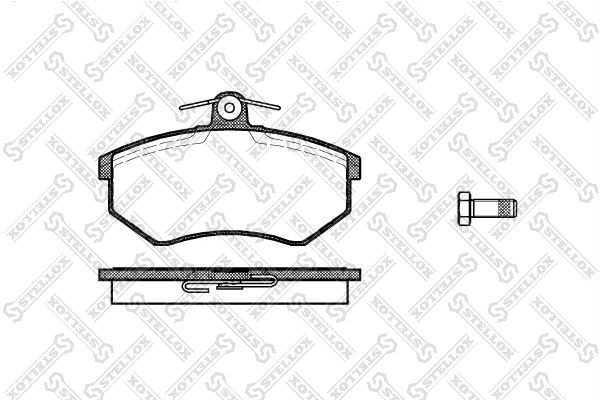 Колодки тормозные дисковые 145-010-SX STELLOX