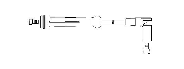Провод зажигания 64970 BREMI