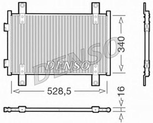 Конденсатор, кондиционер DCN09051 DENSO