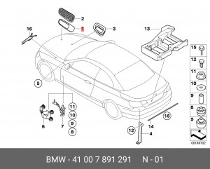 Рамка 41 00 7 891 291 BMW