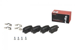 Комплект тормозных колодок, диско P85057 BREMBO