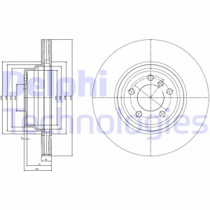 Комплект подшипника ступицы колеса BK1216 DELPHI