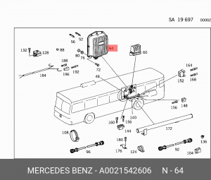 Регулятор генератора A 002 154 26 06 MERCEDES BENZ