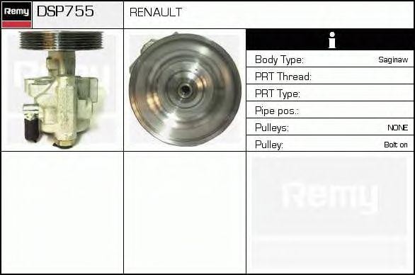 Гидравлический насос, рулевое управление DSP755 DELCO REMY