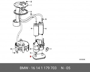 Ремкомплект, распределитель зажигания 16 14 1 179 703 BMW