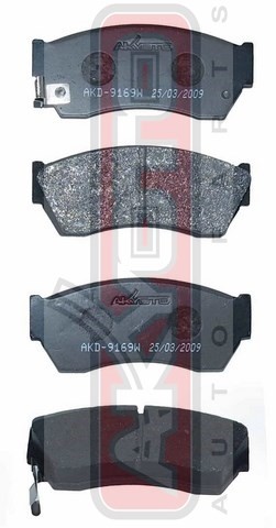Колодки тормозные дисковые AKD-9169 AKYOTO