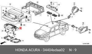Деталь 34404SDAA02 HONDA