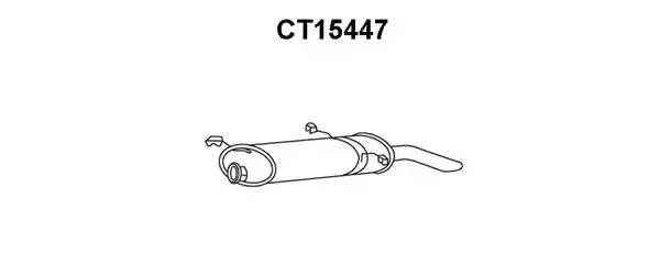 Глушитель выхлопных газов конечный CT15447 VENEPORTE