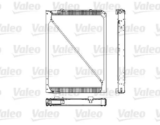 Радиатор, охлаждение двигател 733484 VALEO PHC