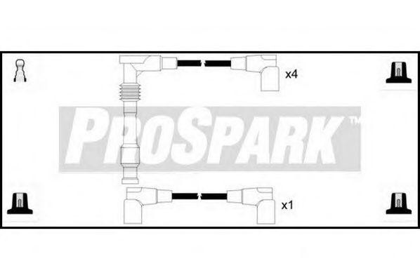 Ккомплект проводов зажигания OES843 STANDARD