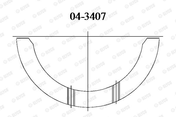 Подшипник 04-3407 GLYCO