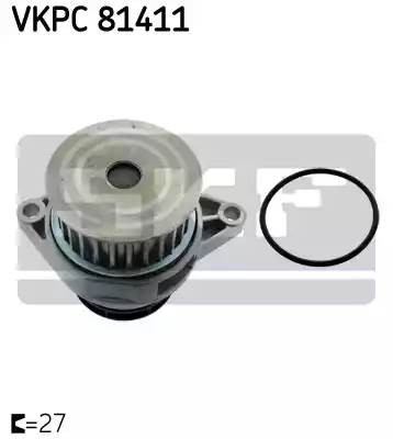 Водяной насос VKPC81411 SKF