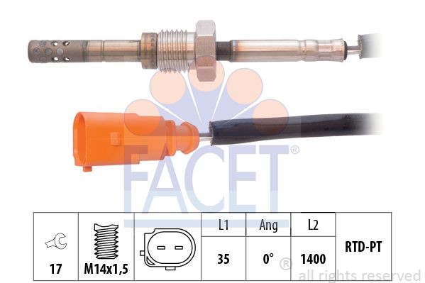 Ккомплект проводов зажигания 48516 FACET