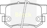 Комплект тормозных колодок, диско 2171900C BRECK