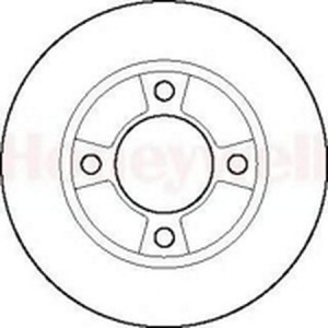 Тормозной диск 561449B BENDIX JURID