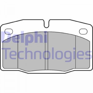 Комплект тормозных колодок, диско LP581 DELPHI