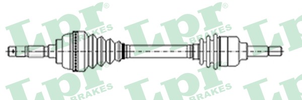 Приводной вал DS37091 LPR