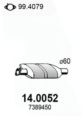 Катализатор 140052 ASSO