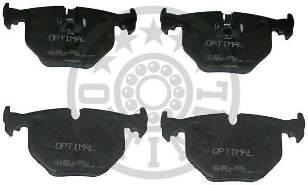 Комплект тормозных колодок, диско 9755 OPTIMAL