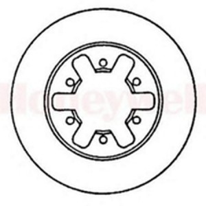 Тормозной диск 561533B BENDIX JURID