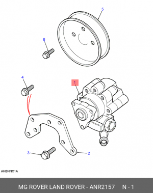 Гидравлический насос, рулевое управление ANR2157 MG ROVER LAND ROVER