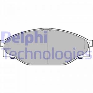 Комплект тормозных колодок, диско LP950 DELPHI