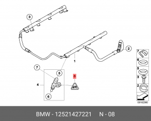 Розетка 12 52 1 427 221 BMW