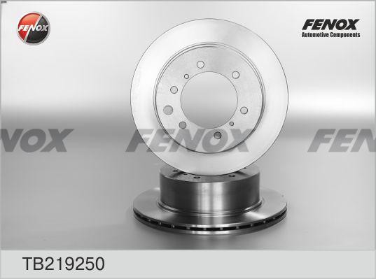 Диск тормозной TB219250 FENOX
