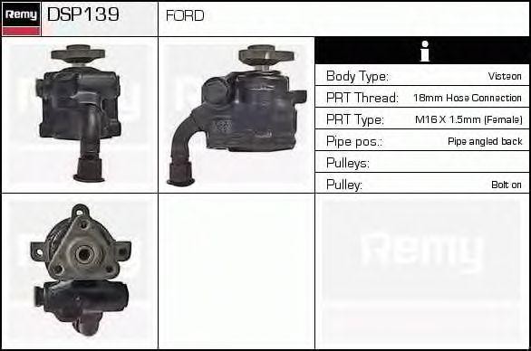 Гидравлический насос, рулевое управление DSP139 DELCO REMY