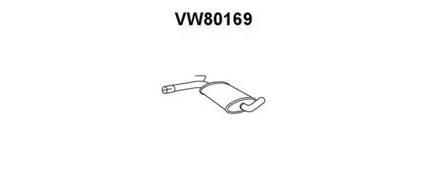 Предглушитель выхлопных газов VW80169 VENEPORTE
