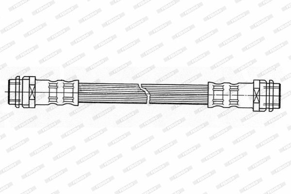 Тормозной шланг FHY2298 FERODO