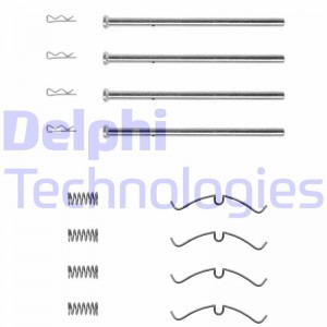 Комплектующие, колодки дискового тормоза LX0100 DELPHI